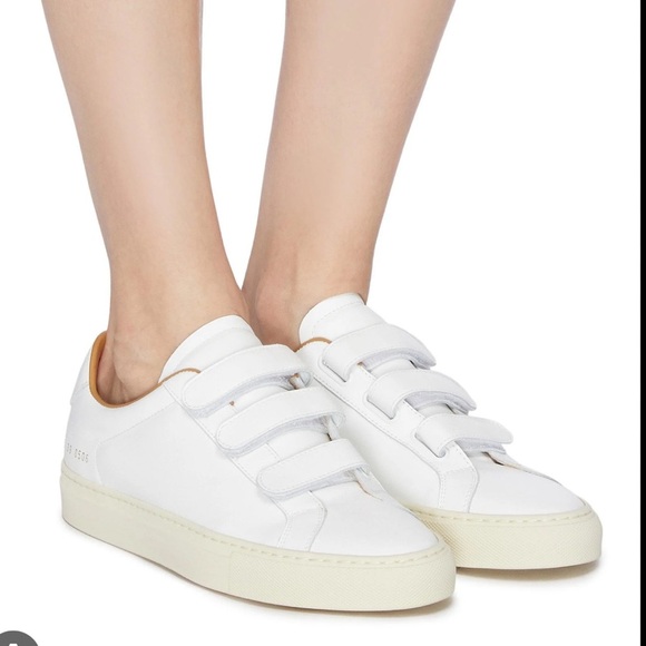 Common Projects Shoes - Woman Common Projects Achilles  Velcro Sneakers Size 7